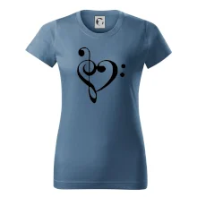 Husľový kľúč srdce Husľový kľúč srdce