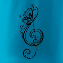 Husľový kľúč kvety Husľový kľúč kvety