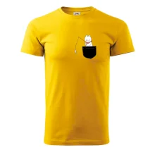 Mačka s rybou vo vrecku