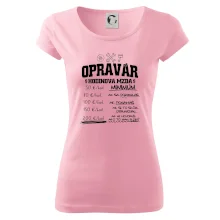 Hodinová mzda - opravár