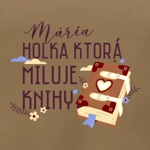 Kniha - Holka, ktorá miluje knihy  - Vaše meno