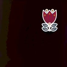 Folklór na prsníku kvetina štvorlistá