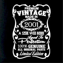 Vintage Etiketa - 2001