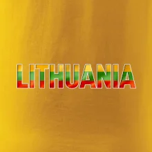 Lithuania - nápis vlajka