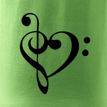 Husľový kľúč srdce Husľový kľúč srdce