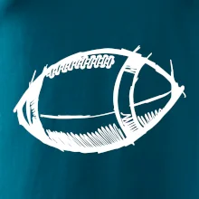 Americký futbal lopta skica Americký futbal lopta skica