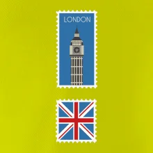 Londýn známka farebná
