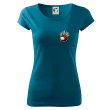 Gaštanový ježko - prsník