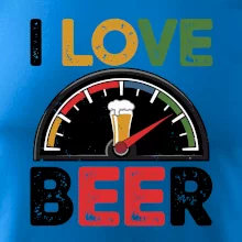 I love beer - palivoměr
