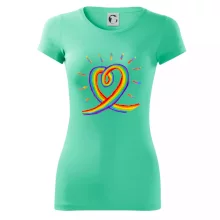 Srdce pride dúha kreslená Srdce pride dúha kreslená