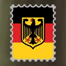 Nemecká známka - vlajka