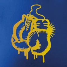 Box rukavice - zlatá potlač Box rukavice - zlatá potlač