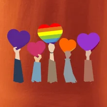 LGBT ruky srdce
