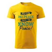 No God no peace, know God know peace
