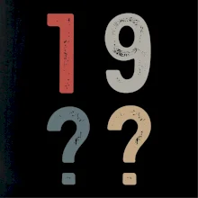 Ročník písaný farebné čísla pod sebou