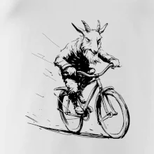 Drsný cap na bicykli