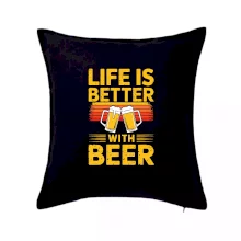 Life is better with beer - oranžové