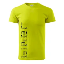 Biker nápis na výšku reťaz