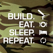 Build eat sleep repeat - montážna pena