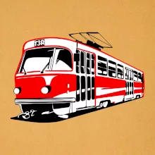 Električka T3R farebná