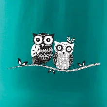 Dve sovy abstraktné