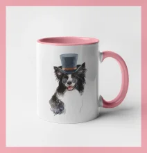 Border kólia v klobúku