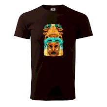 Mayová maska s pyramídou Mayová maska s pyramídou