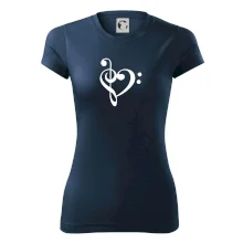 Husľový kľúč srdce Husľový kľúč srdce