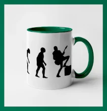 Evolúcia gitarista - noha na kombe