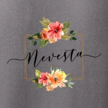 Nevesta štvorec oranžový