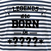 Legends are born in (Tvoj mesiac narodenia)
