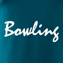 Bowling nápis písacie