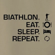 Biathlon Eat Sleep Repeat