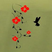 Kvetina a vtáčik
