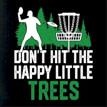Disc golf happy little trees