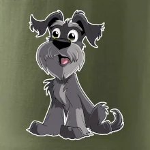 Bradáč kreslený sediaci