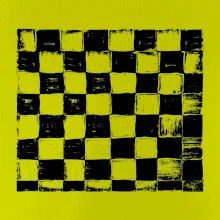 Šachovnica čierna kreslená