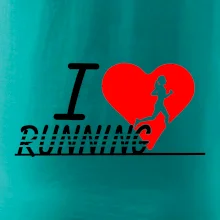 I love running dievča