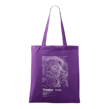 Trosky - vrstevnice v obdĺžniku