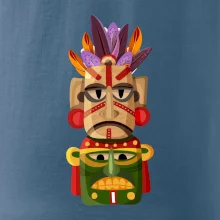 Mayová maska s perím