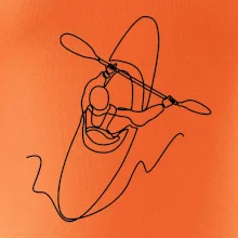 Kajak zhora jedným ťahom