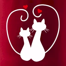 Mačky - Zamilovaný pár Mačky - Zamilovaný pár