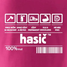 Čiarový kód - Hasič / hasička