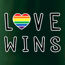 Love wins nápis