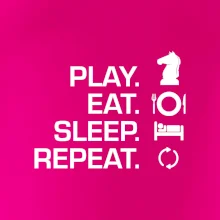 Eat sleep play - šach