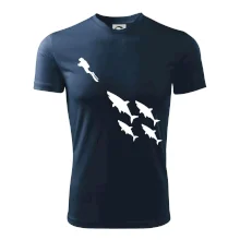 Potápač žraloky Potápač žraloky