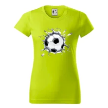 Futbalová lopta v triku Futbalová lopta v triku