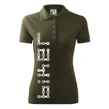 Biker nápis na výšku reťaz