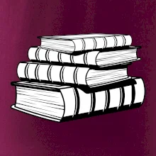 Knihy čiernobiele na sebe