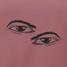 Párový motív - oko prižmúrené